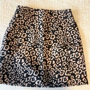 Leopard Pencil Skirt